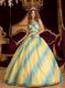Ombre Contrast Color Chiffon Pretty Quinceanera Dresses Maker