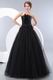 Modest Floor Length Skirt Black Quinceanera Dress