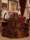 Beaded Saddle Brown New Coming Quinceanera Dress