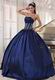 Navy Blue Ball Dress For Military Party In Oregon