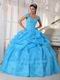 Off The Shoulder Aqua Quinceanera Dress Free Shipping