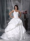 Bubble Skirt One shoulder Looks Puffy Wedding Dress White Low Price