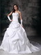 Sweetheart Beautiful Embroidery White Wedding Dress Puffy Low Price