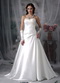 Perfect Sweetheart A-line Stain Wedding Dress Ivory Low Price