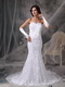 Perfect Trumpet White Lace Wedding The Dress Of Bride Low Price