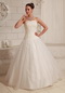 Ball Gown Wedding Dress Floor-length Puffy Skirt With Appliques Low Price