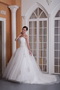 Embroidery Strapless Chapel Train Puffy Wedding Gowns Bridal Low Price