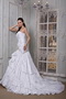 Luxurious Sweetheart Cascade Taffeta Skirt Wedding Dress Low Price