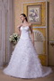 One Shoulder Puffy Affordable Bridal Dress Sample Sale Low Price