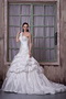 Bubble Details Skirt One Shoulder Luxurious Wedding Dress Off-White Low Price