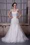 Luxurious Wide Straps Appliques Wedding Dress With Beads Emberllish Low Price
