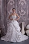 Princess Sweetheart Big Train Taffeta Embroidery Discount Wedding Dress Low Price