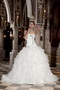 Ruffles Ball Gown Floor Length 2014 New Arrival Wedding Dress Low Price