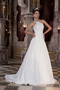 One Shoulder A-line Floor Length Wedding Dress For Bride Wear Low Price