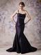 Mermaid Skirt Dark Purple Evening Dress For Woman Wear