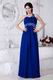 Inexpensive One Shoulder Royal Blue Evening Party Dress