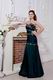 Moderst Appliques Sweetheart Dark Green Evening Dress