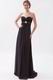 Romantic Sweetheart Black Chiffon Dress to Evening Wear