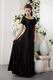 Scoop Floor-length Black Formal Evening Dress Discount