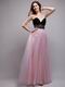 Mature Women Prefer Pink Colour System Evening Dres