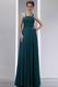 Decent Straps Floor Length Strong Blue Bridal Mother Dress