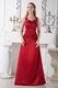 Halter Sweetheart Long Wine Red Stain Celebrity Prom Dresses