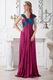 Beautiful Wide Straps Square Plum Floor Length Prom Dresses