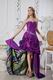 Best Seller High Low Skirt Purple Formal Prom Dress With Beading