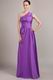 New Fashion One Shoulder Floor-length Purple Prom Dress Cheap