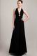 Halter Floor-length Black Chiffon Dress For 2014 Prom Year