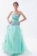 Brand New Light Cyan Celebrity Prom Dress With Embroidery