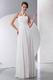 Halter Top Column Floor Length Custom Fit White Prom Dress