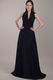 Stylish Halter Floor-length Black Chiffon Long La Prom Dress