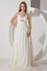 Best Seller Spaghetti Staps Ivory Chiffon Prom Dress For Women