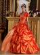 Classical Styles Orange Quinceanera Dress With Jacket