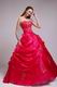 Strapless Lace Up Back Fuchsia Quinceanera Dress For Girl