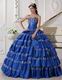 Beautiful Styles Royal Blue Top Designer Quinceanera Dress