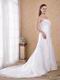 Strapless White Wedding Outfits Bridal Dress For Cheap Price