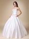 Wonderful Sweetheart Appliqued Puffy Bridal Gowns Dress