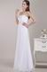 Strapless Ruched Floor Length Chiffon Wedding Dress For 2014