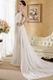 Bowknot Design Ivory Chiffon Wedding Dress For Bride Wear