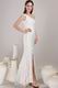 One Shoulder Skirt Lace Wedding Bridal Dress By Designer