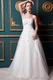 Classic Strapless A-line Ivory Tulle Wedding Dress Online