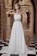 Affordable Strapless Ivory Chiffon Outdoor Wedding Dress 2014