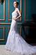 Discount Strapless Applique Dropped Mermaid Sweep Bridal Dress