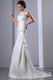 Top Designer Halter Ivory Stain Casual Lace Wedding Bride Gown