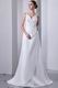 Classical Straps Sweetheart White Wedding Dress With Beading