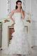 Strapless Mermaid Layers Ruffled Skirt Hot Sell Wedding Dress