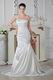 Designer One Shoulder Lace Up Bridal Wedding Party A-line Dress