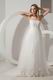 Elegant Strapless Ivory Floor Length A-line Casual Wedding Dress